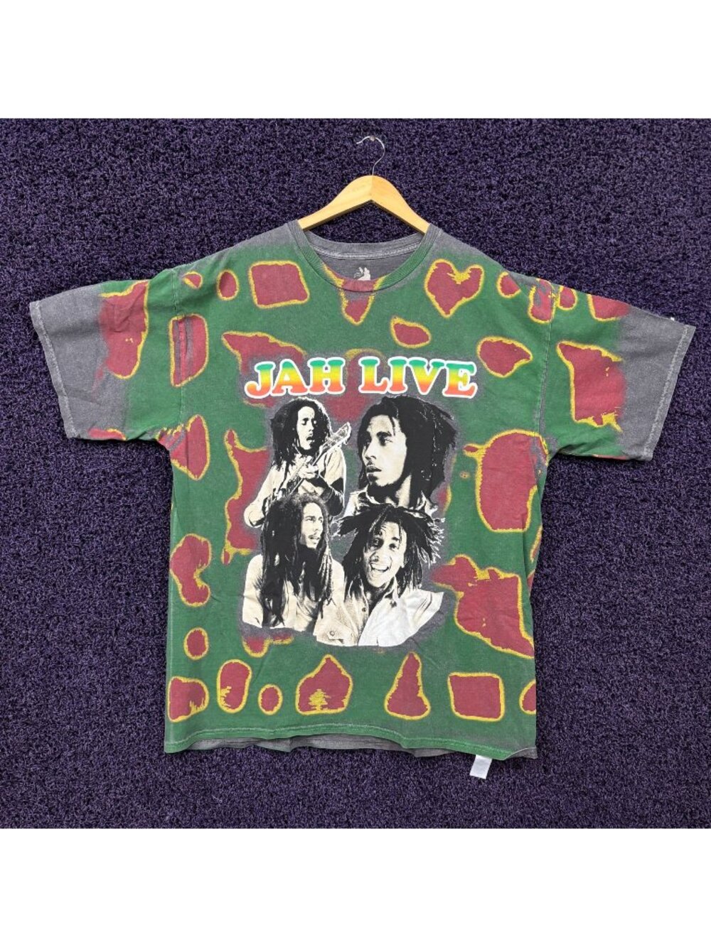 Bob Marley Jah Live Countryman Soundtrack Reggae T-Shirt XXL